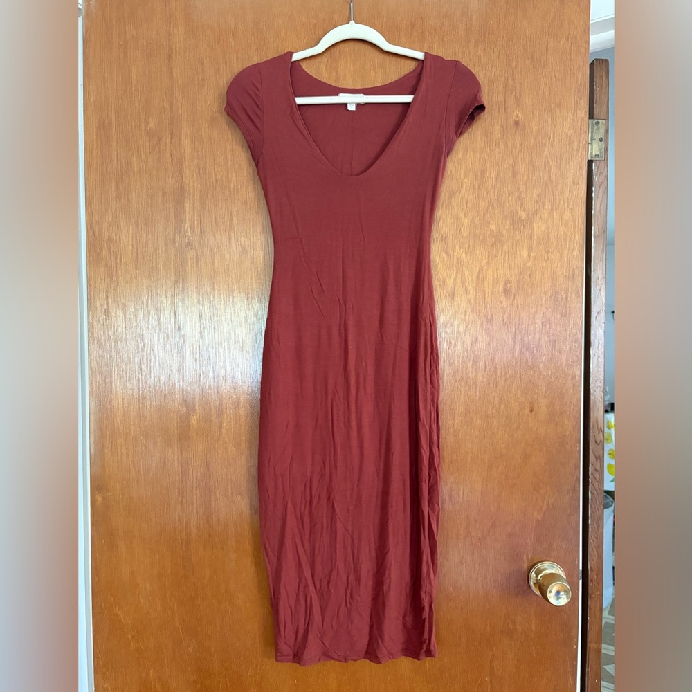 Tight Rust Dress